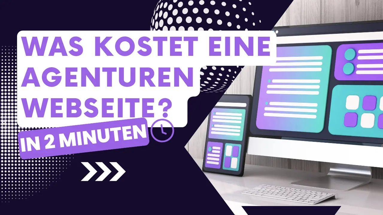 Preisübersicht für professionelle Webseiten